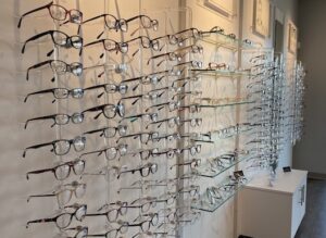 Frames on display